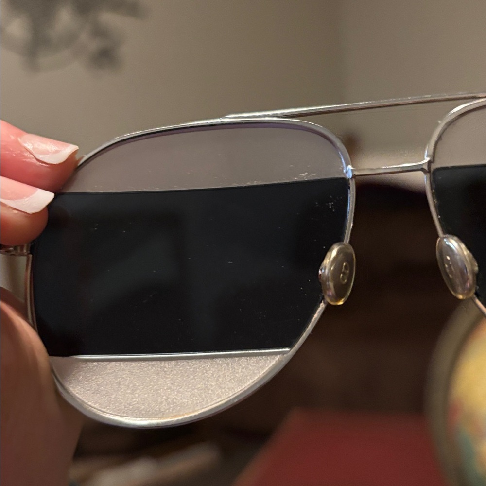 New Authentic Dior Unisex Palladium/Blue & Case🕶️ - Picture 6 of 9